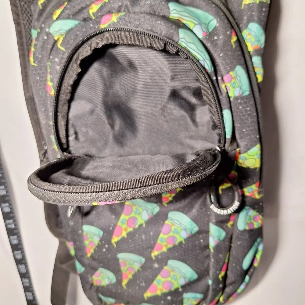 Vibedration Hydration Backpack w/o bladder - Pizza - Used